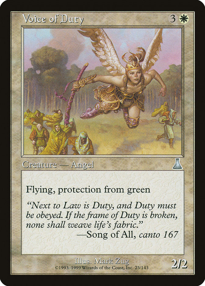 Voice of Duty [Urza's Destiny] | Gamers Paradise