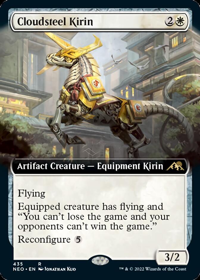 Cloudsteel Kirin (Extended Art) [Kamigawa: Neon Dynasty] | Gamers Paradise