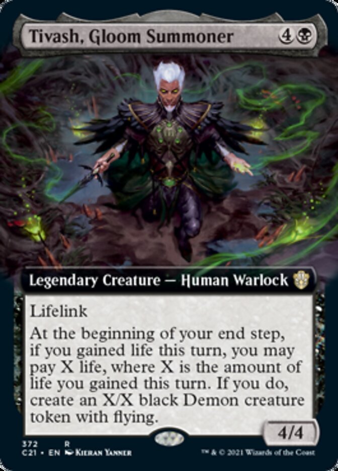 Tivash, Gloom Summoner (Extended Art) [Commander 2021] | Gamers Paradise