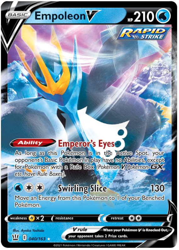 Empoleon V (040/163) [Sword & Shield: Battle Styles] | Gamers Paradise