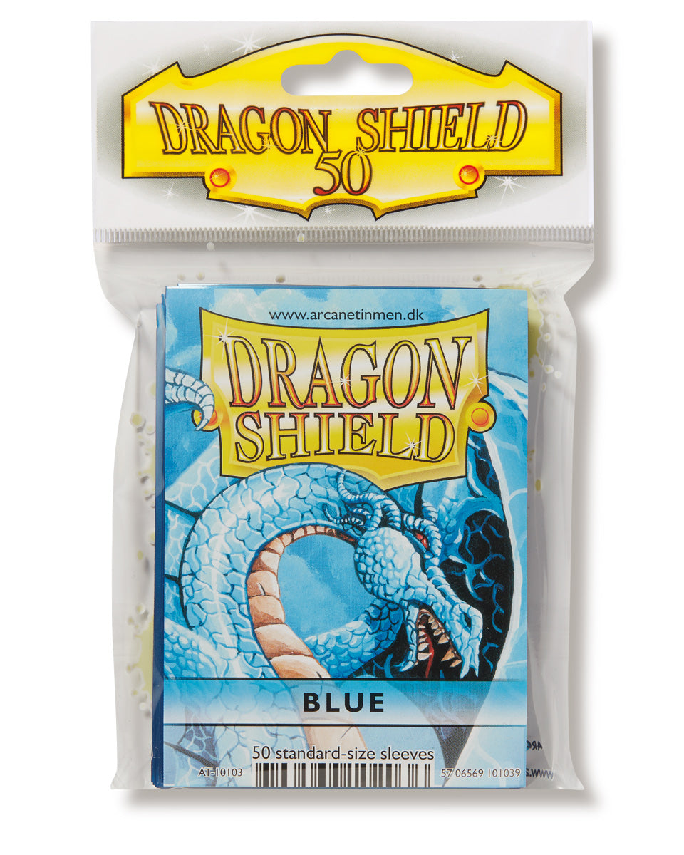 Dragon Shield: Standard 50ct Sleeves - Blue (Classic) | Gamers Paradise