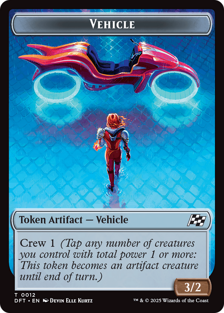 Vehicle // Pilot Double-Sided Token [Aetherdrift Tokens] | Gamers Paradise