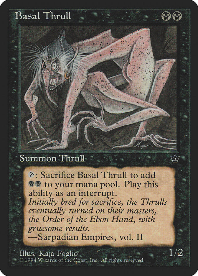 Basal Thrull (Kaja Foglio) [Fallen Empires] | Gamers Paradise