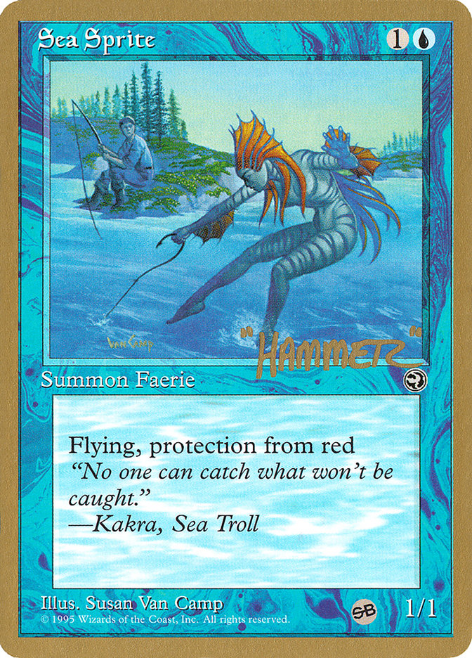Sea Sprite (Shawn "Hammer" Regnier) (SB) [Pro Tour Collector Set] | Gamers Paradise