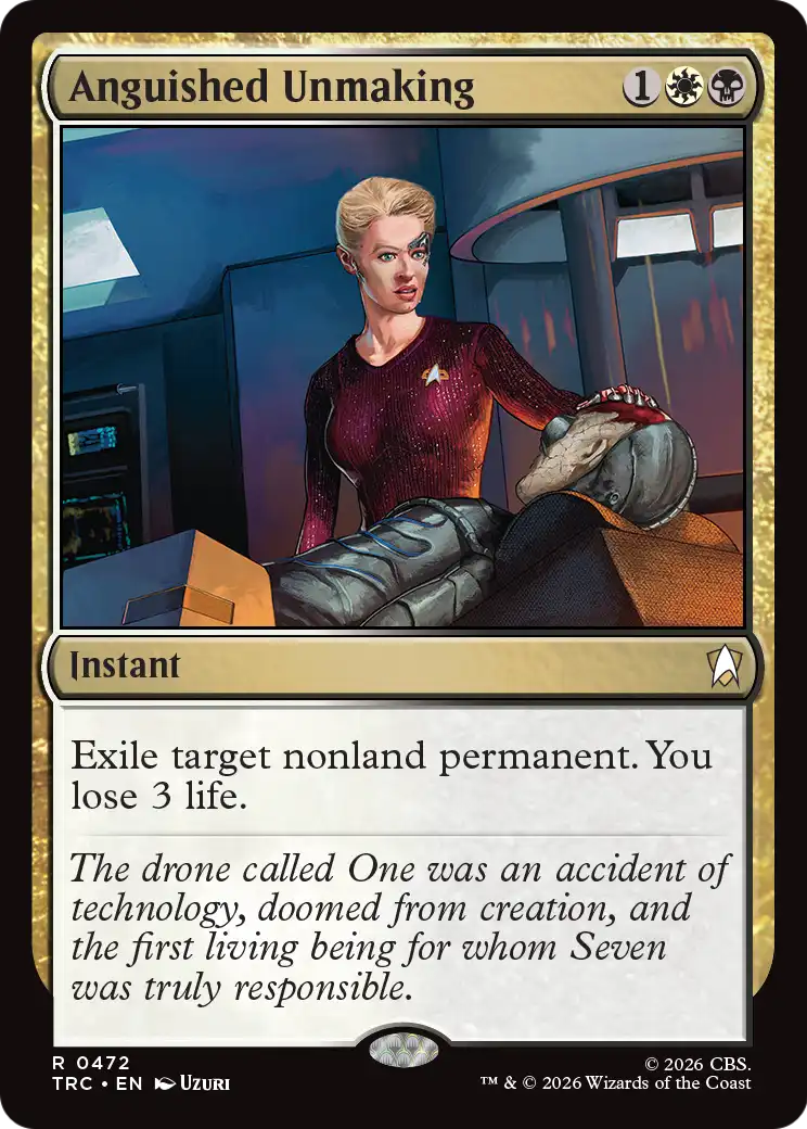 Anguished Unmaking (Surge Foil) [Star Trek Commander] | Gamers Paradise