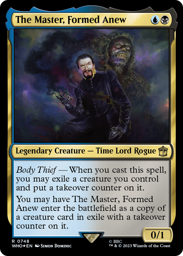 The Master, Formed Anew (Surge Foil) [Doctor Who] | Gamers Paradise