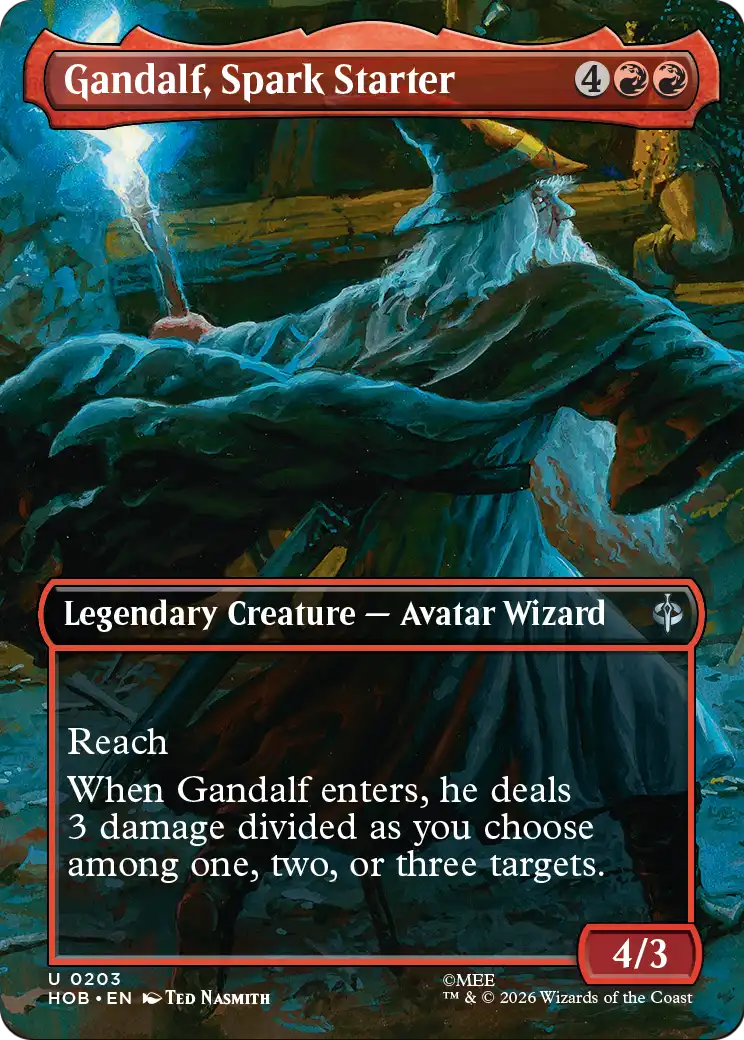 Gandalf, Spark Starter (Borderless) [The Hobbit] | Gamers Paradise