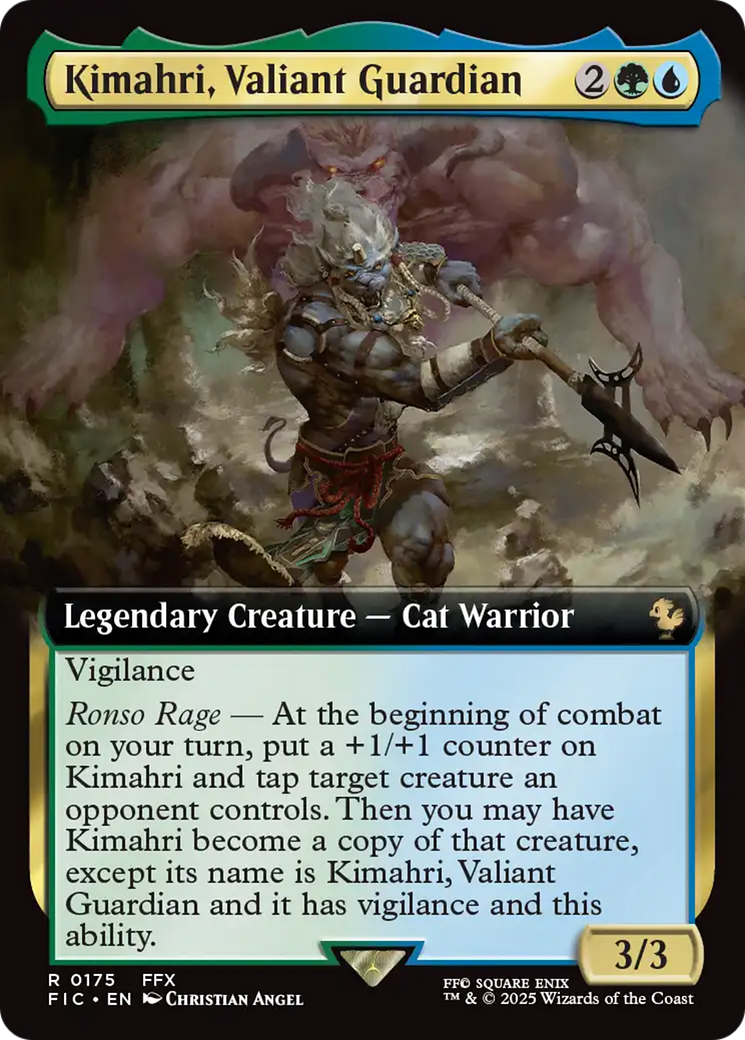 Kimahri, Valiant Guardian (Extended Art) [FINAL FANTASY Commander] | Gamers Paradise