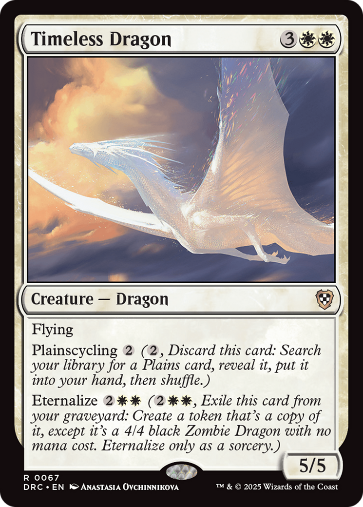 Timeless Dragon [Aetherdrift Commander] | Gamers Paradise