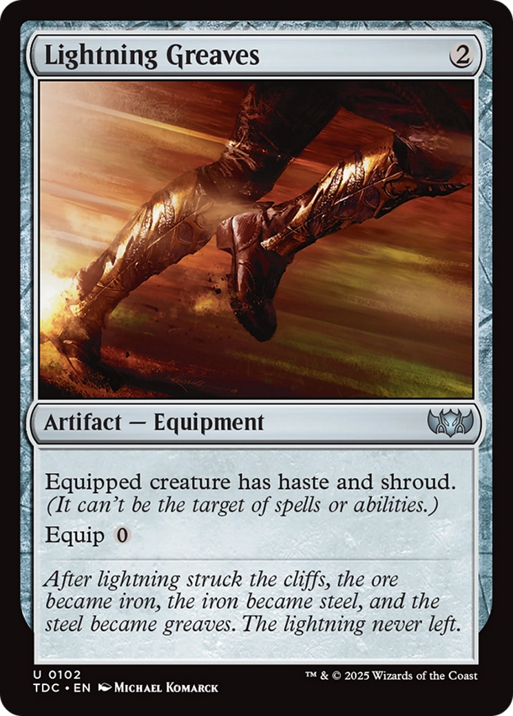 Lightning Greaves [Tarkir: Dragonstorm Commander] | Gamers Paradise