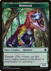 Dragon // Dinosaur Double-Sided Token [Game Night 2019 Tokens] | Gamers Paradise