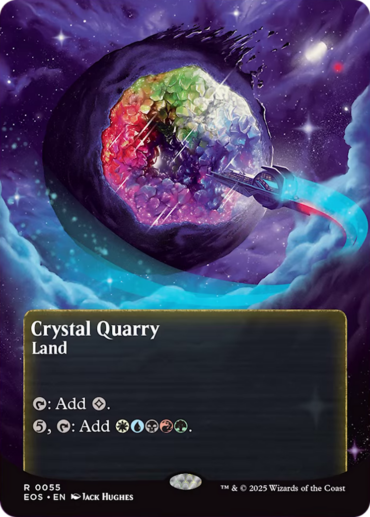 Crystal Quarry (0055) (Borderless) [Edge of Eternities: Stellar Sights] | Gamers Paradise