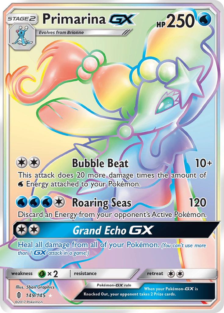 Primarina GX (149/145) [Sun & Moon: Guardians Rising] | Gamers Paradise