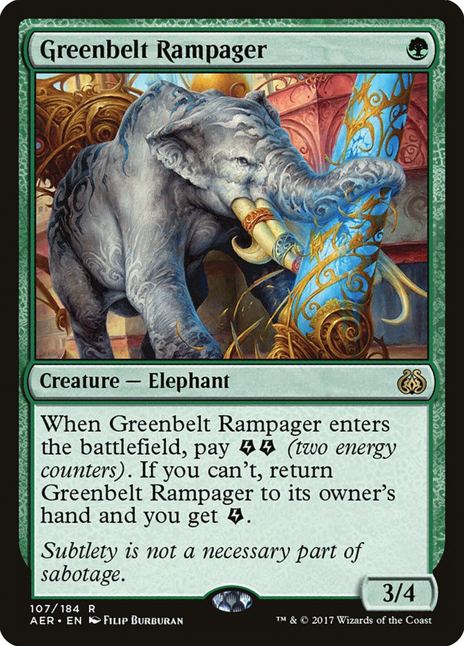 Greenbelt Rampager [Aether Revolt] | Gamers Paradise