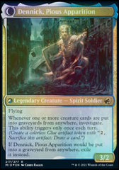 Dennick, Pious Apprentice // Dennick, Pious Apparition [Innistrad: Midnight Hunt Prerelease Promos] | Gamers Paradise