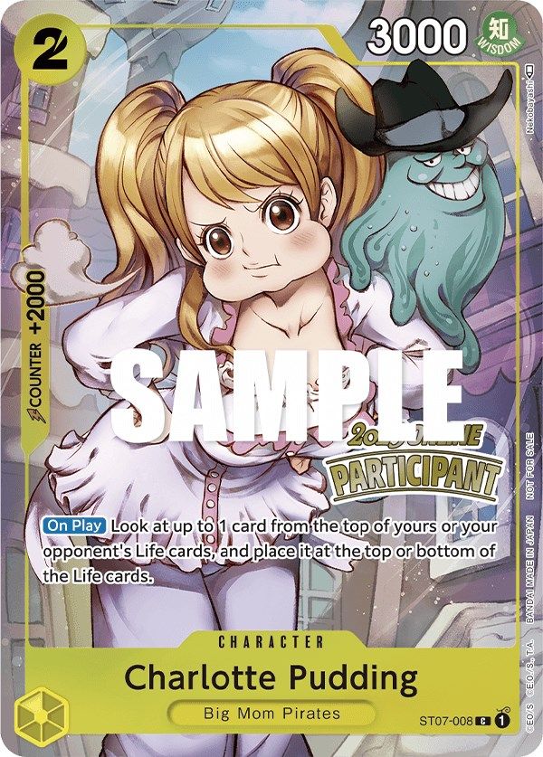 Charlotte Pudding (Online Regional 2023) [Participant] [One Piece Promotion Cards] | Gamers Paradise