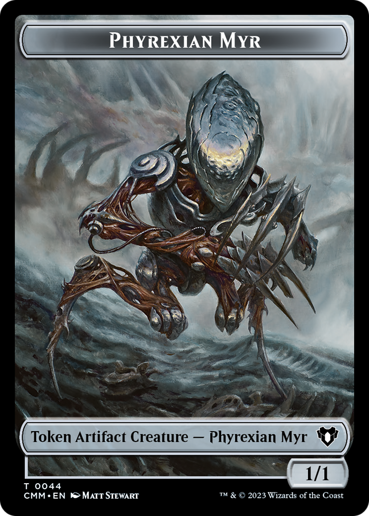 Phyrexian Myr Token [Commander Masters Tokens] | Gamers Paradise