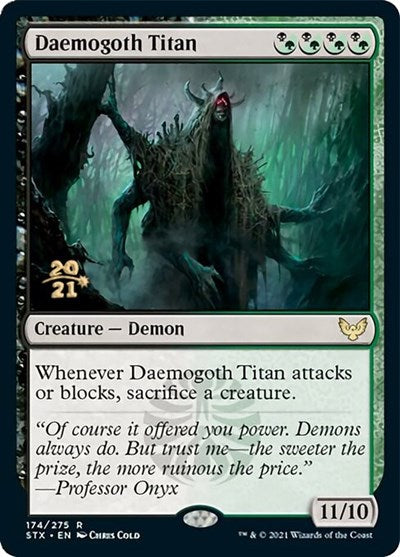 Daemogoth Titan [Strixhaven: School of Mages Prerelease Promos] | Gamers Paradise