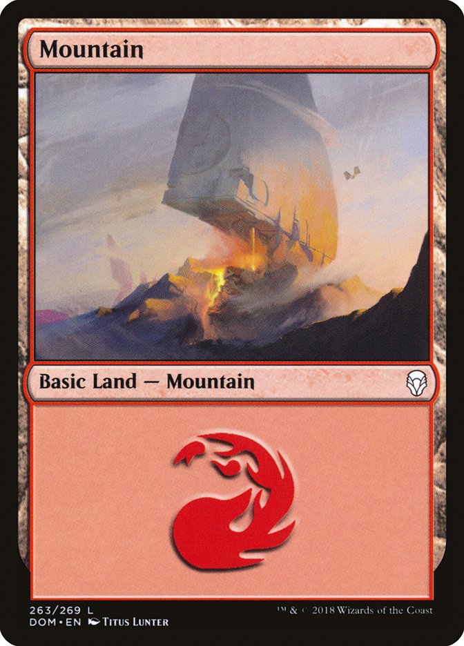 Mountain (263) [Dominaria] | Gamers Paradise
