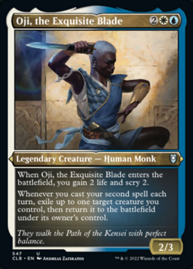 Oji, the Exquisite Blade (Foil Etched) [Commander Legends: Battle for Baldur's Gate] | Gamers Paradise