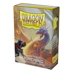 Dragon Shield: Japanese Size 60ct Sleeves - Lightning (Dual Matte) | Gamers Paradise