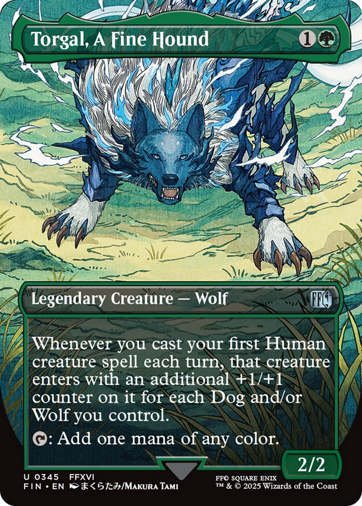 Torgal, A Fine Hound (Borderless) [FINAL FANTASY] | Gamers Paradise
