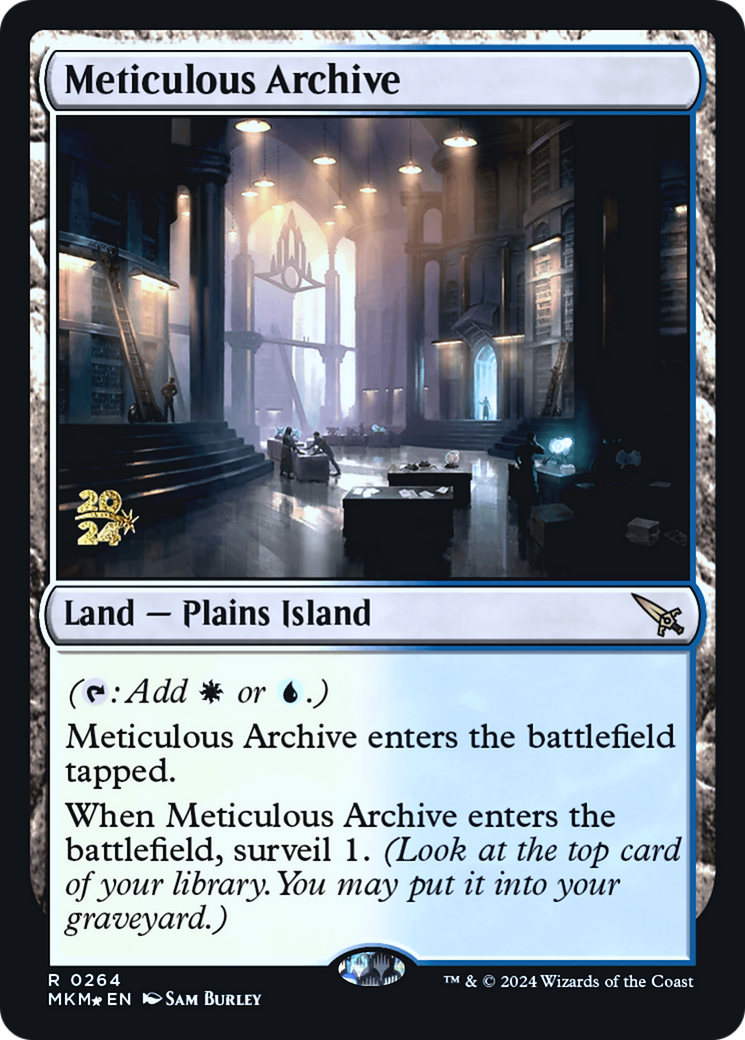 Meticulous Archive [Murders at Karlov Manor Prerelease Promos] | Gamers Paradise