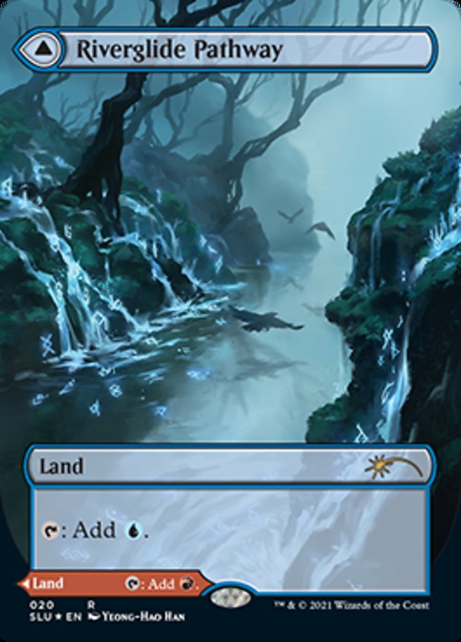 Riverglide Pathway // Lavaglide Pathway (Borderless) [Secret Lair: Ultimate Edition] | Gamers Paradise