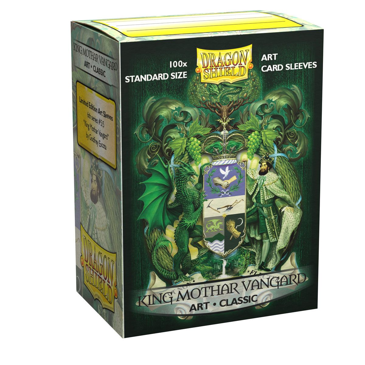 Dragon Shield: Standard 100ct Brushed Art Sleeves - King Mothar Vanguard (Classic) | Gamers Paradise