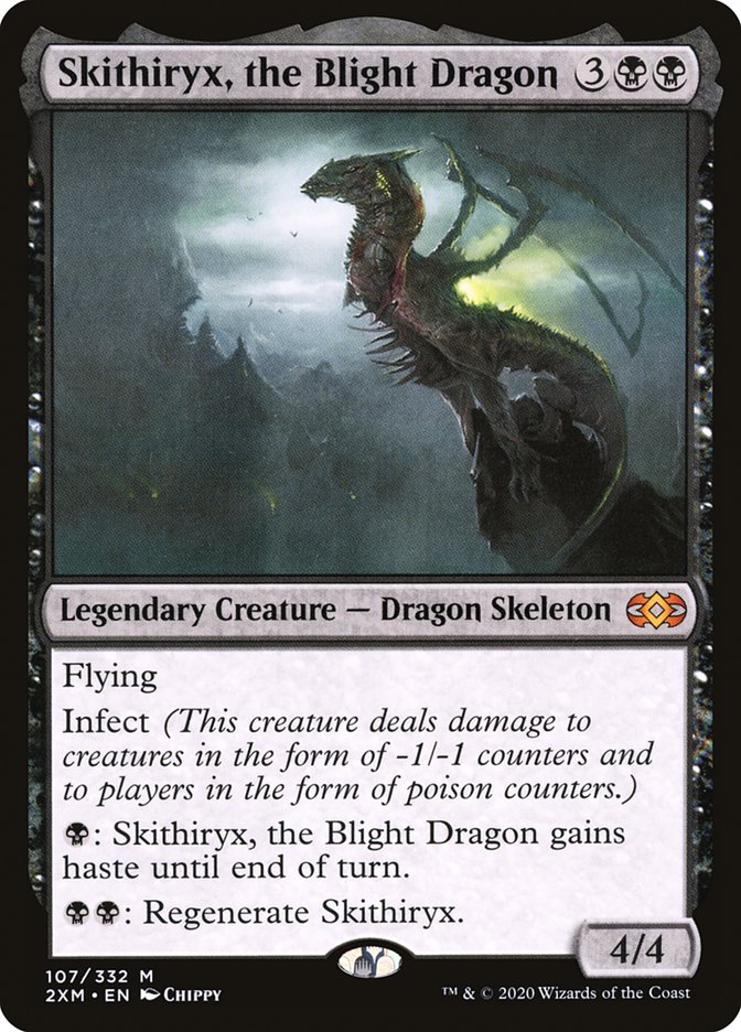 Skithiryx, the Blight Dragon [Double Masters] | Gamers Paradise
