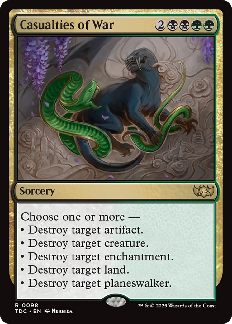 Casualties of War [Tarkir: Dragonstorm Commander] | Gamers Paradise