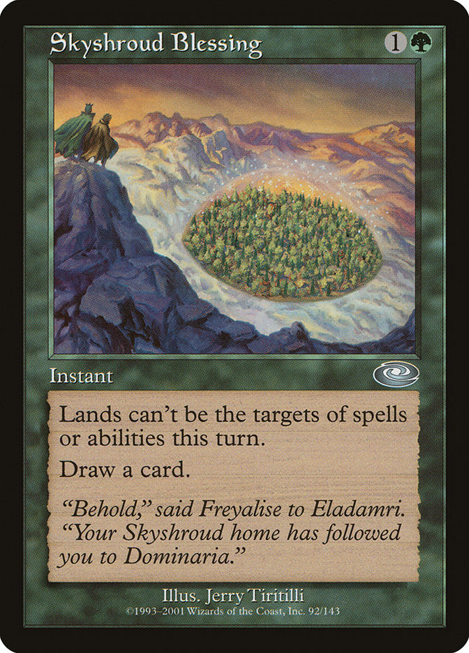 Skyshroud Blessing [Planeshift] | Gamers Paradise
