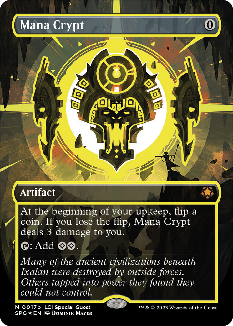 Mana Crypt (0017b) (Borderless) [The Lost Caverns of Ixalan Special Guests] | Gamers Paradise