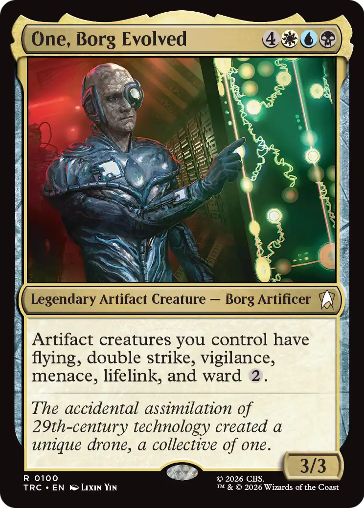 One, Borg Evolved (Surge Foil) [Star Trek Commander] | Gamers Paradise