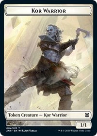 Kor Warrior // Plant Double-Sided Token [Zendikar Rising Tokens] | Gamers Paradise
