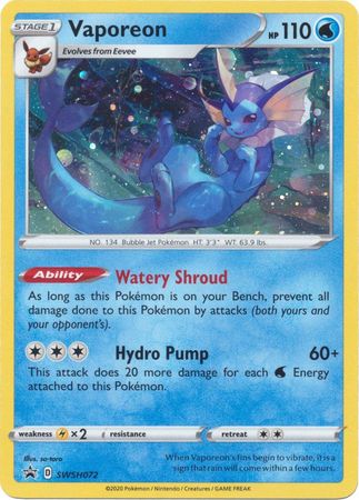 Vaporeon (SWSH072) [Sword & Shield: Black Star Promos] | Gamers Paradise