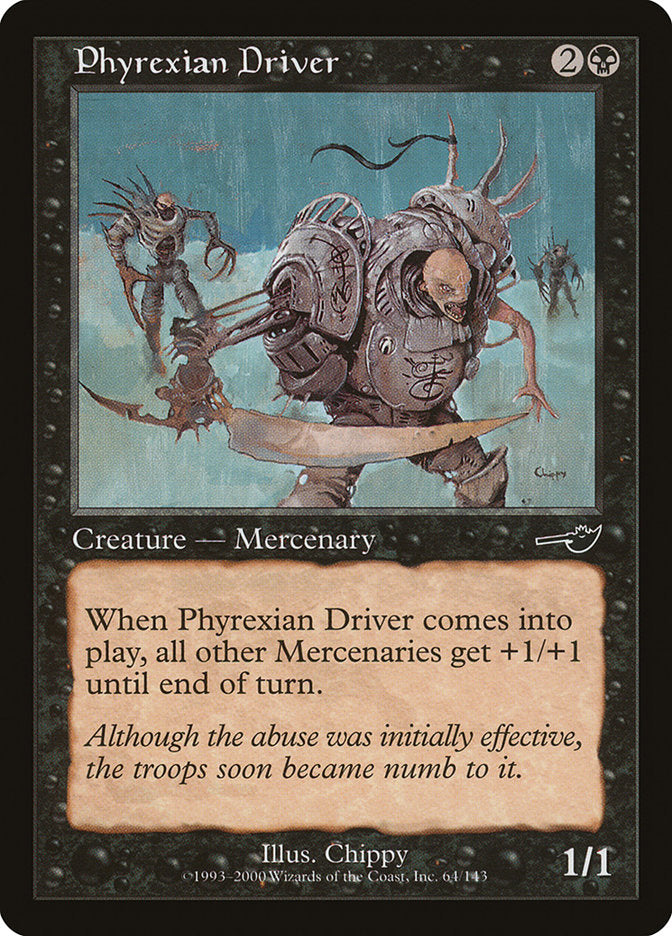 Phyrexian Driver [Nemesis] | Gamers Paradise
