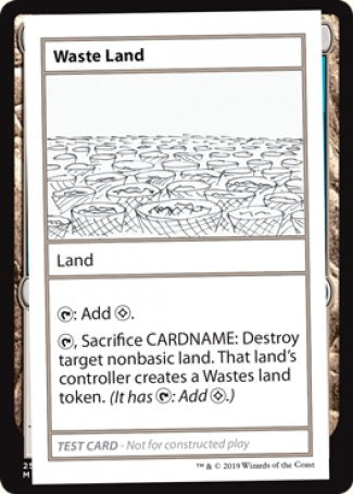 Waste Land (2021 Edition) [Mystery Booster Playtest Cards] | Gamers Paradise