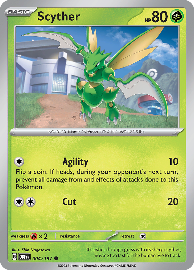 Scyther (004/197) [Scarlet & Violet: Obsidian Flames] | Gamers Paradise