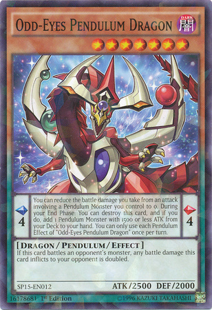 Odd-Eyes Pendulum Dragon [SP15-EN012] Shatterfoil Rare | Gamers Paradise