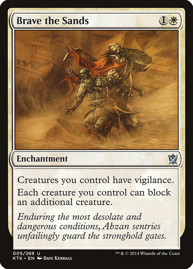 Brave the Sands [Khans of Tarkir] | Gamers Paradise
