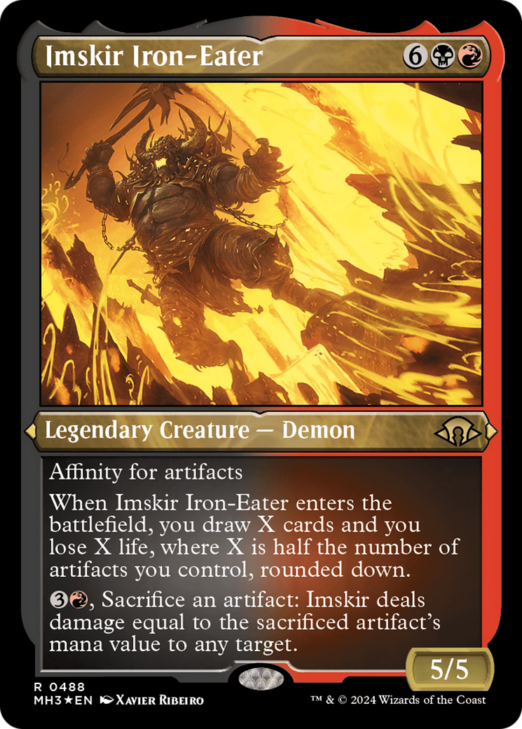 Imskir Iron-Eater (Foil Etched) [Modern Horizons 3] | Gamers Paradise