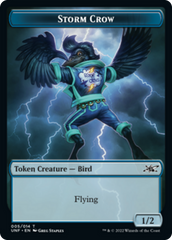 Squirrel // Storm Crow Double-Sided Token [Unfinity Tokens] | Gamers Paradise