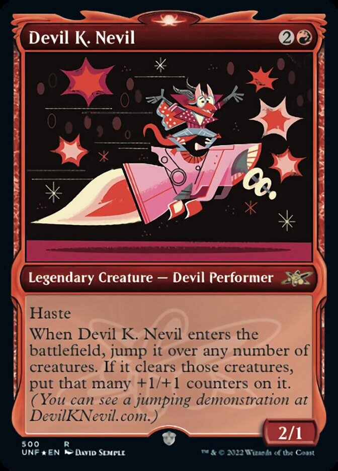 Devil K. Nevil (Showcase) (Galaxy Foil) [Unfinity] | Gamers Paradise