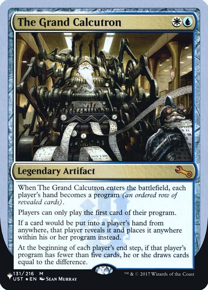 The Grand Calcutron (Unfinity Foil Edition) [The List] | Gamers Paradise