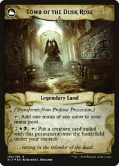 Profane Procession // Tomb of the Dusk Rose [Rivals of Ixalan Prerelease Promos] | Gamers Paradise