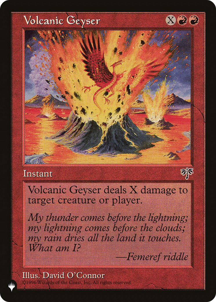 Volcanic Geyser [The List Reprints] | Gamers Paradise