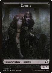 Treasure // Zombie Double-Sided Token [Dungeons & Dragons: Adventures in the Forgotten Realms Tokens] | Gamers Paradise