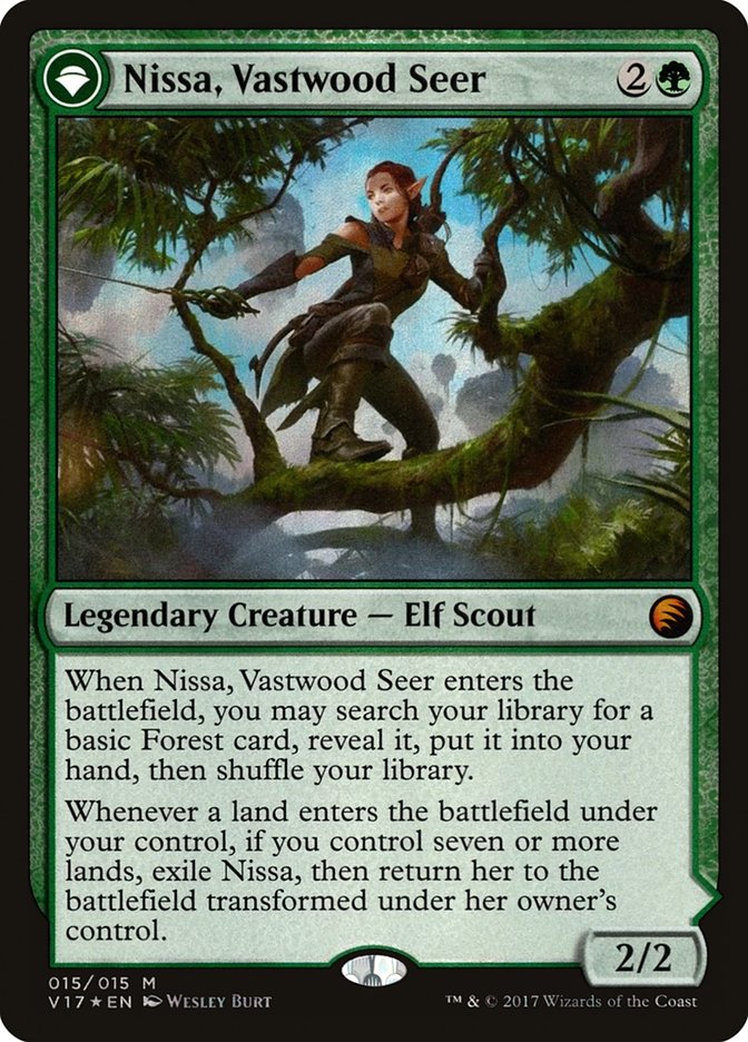 Nissa, Vastwood Seer // Nissa, Sage Animist [From the Vault: Transform] | Gamers Paradise