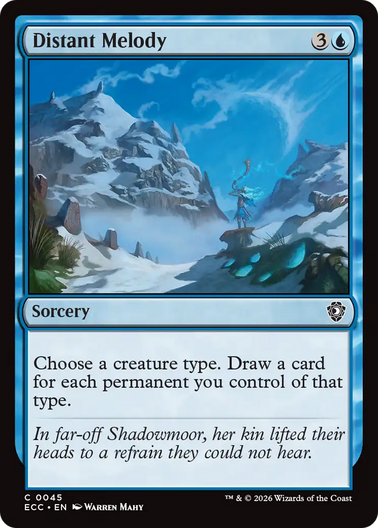 Distant Melody [Lorwyn Eclipsed Commander] | Gamers Paradise